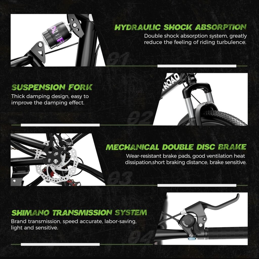 outroad folding mountain bike for commuting, casual trails, and weekend rides