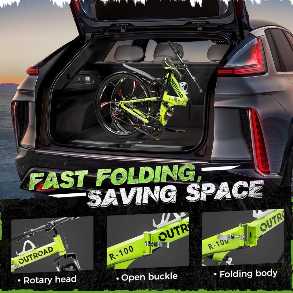 Compact Folding Outroad Mountain Bike