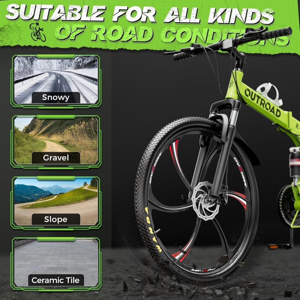 Outroad Mountain Bike for snow and mud