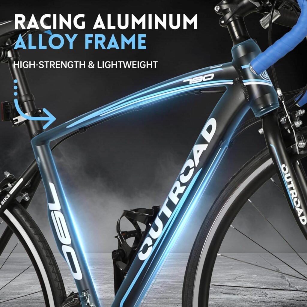 Outroad road bike 700C aluminum frame commuter bicycle