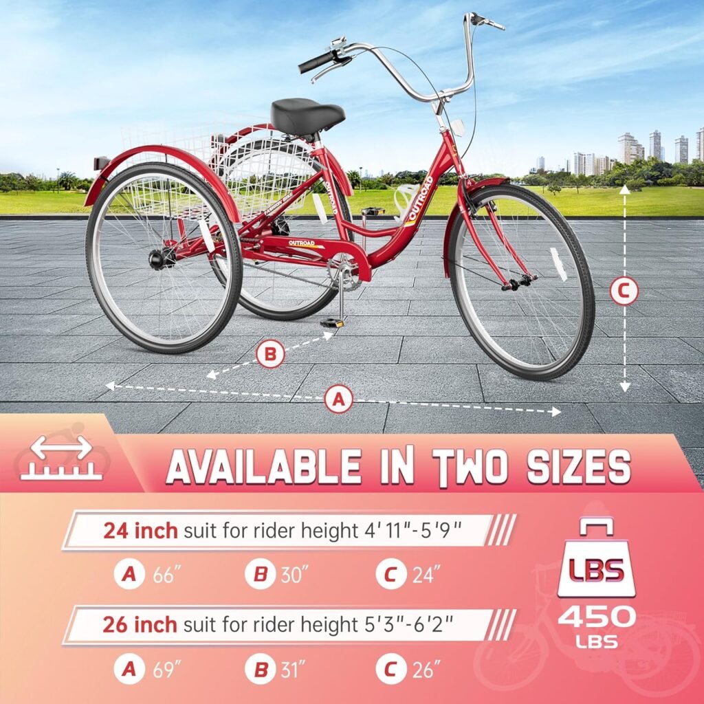 Outroad Adult Tricycle